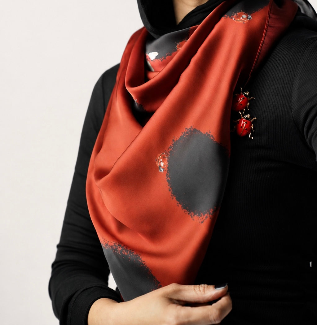 Ladybird scarf
